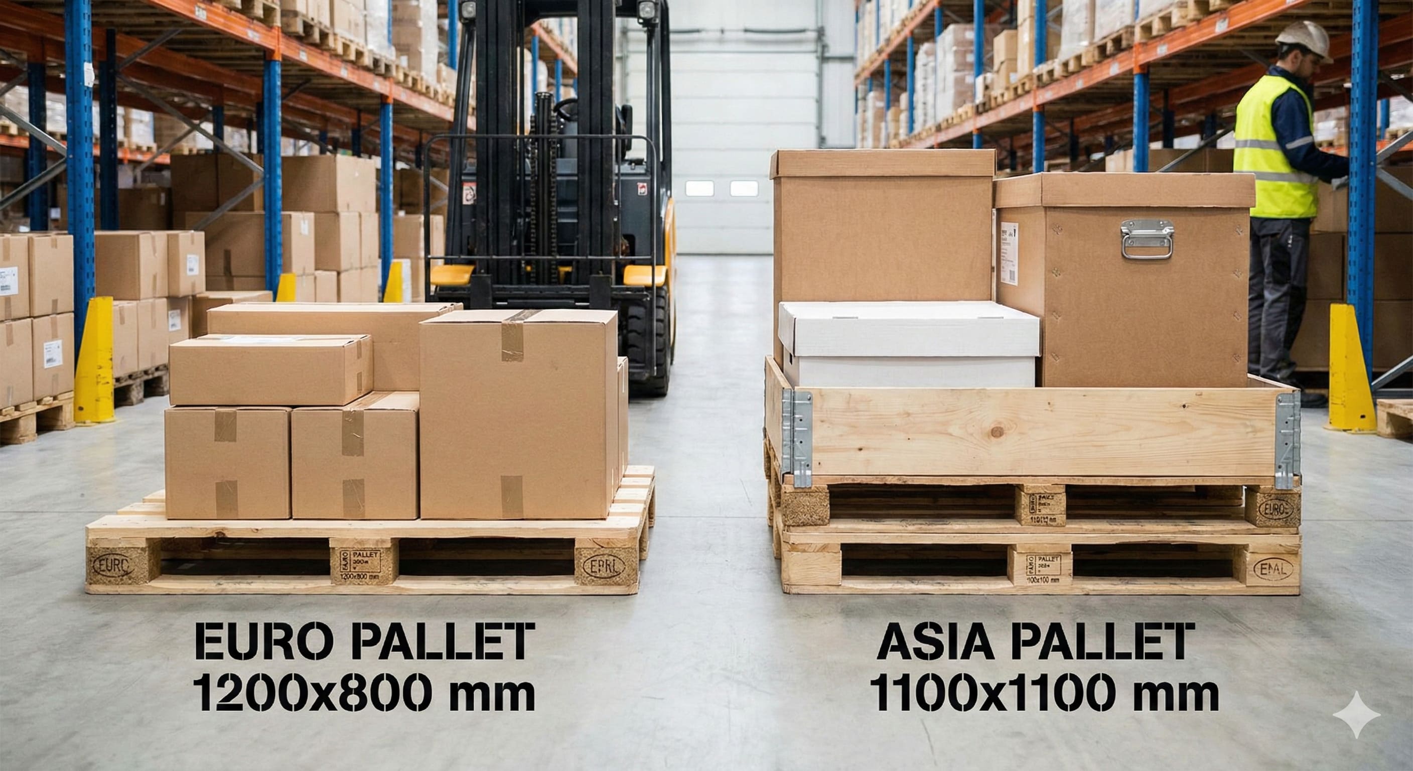 Euro Pallet vs Asia Pallet: Memilih Ukuran yang Tepat untuk Tujuan Ekspor