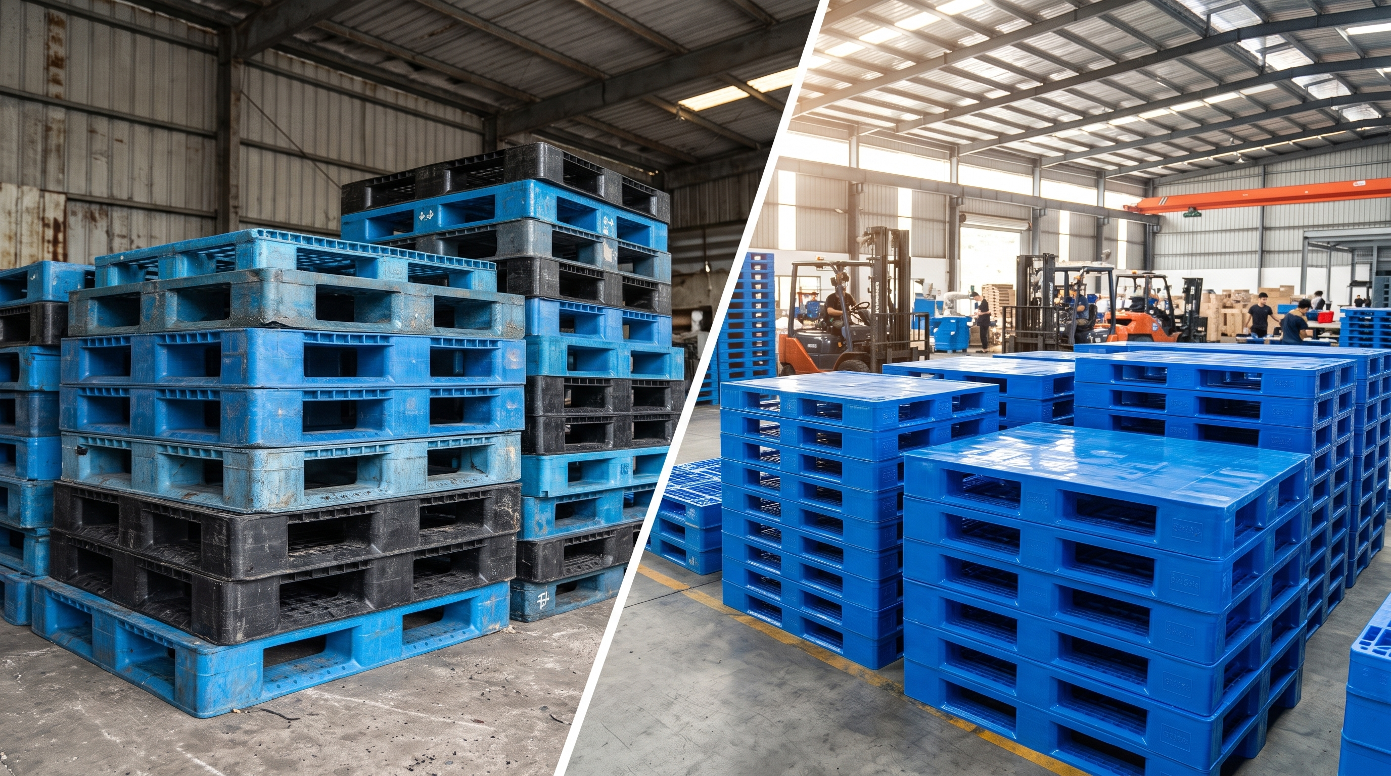 Risiko Beli Pallet Plastik Bekas vs Keuntungan Beli Baru dari Pabrik