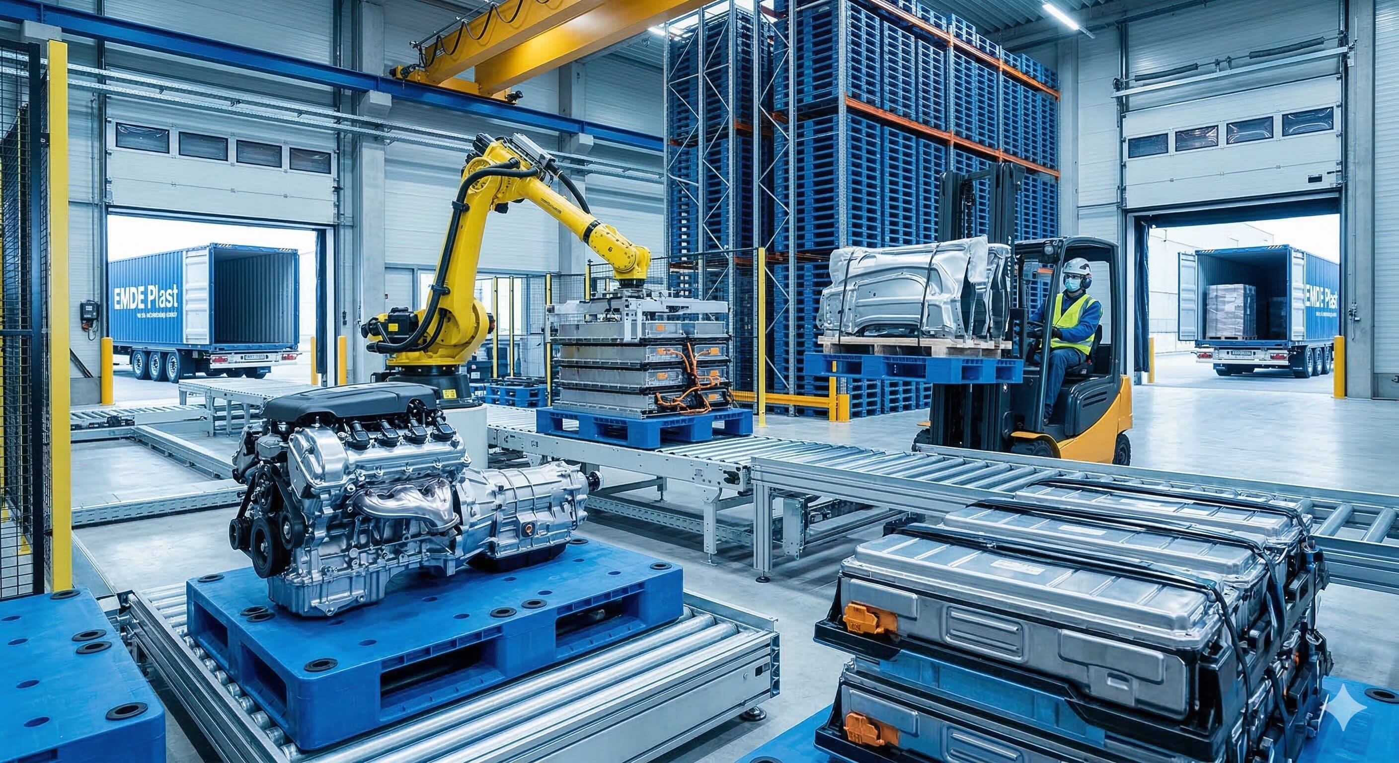 Solusi Logistik Rantai Pasok Otomotif: Mengapa Pallet Plastik Menjadi Standar Baru?