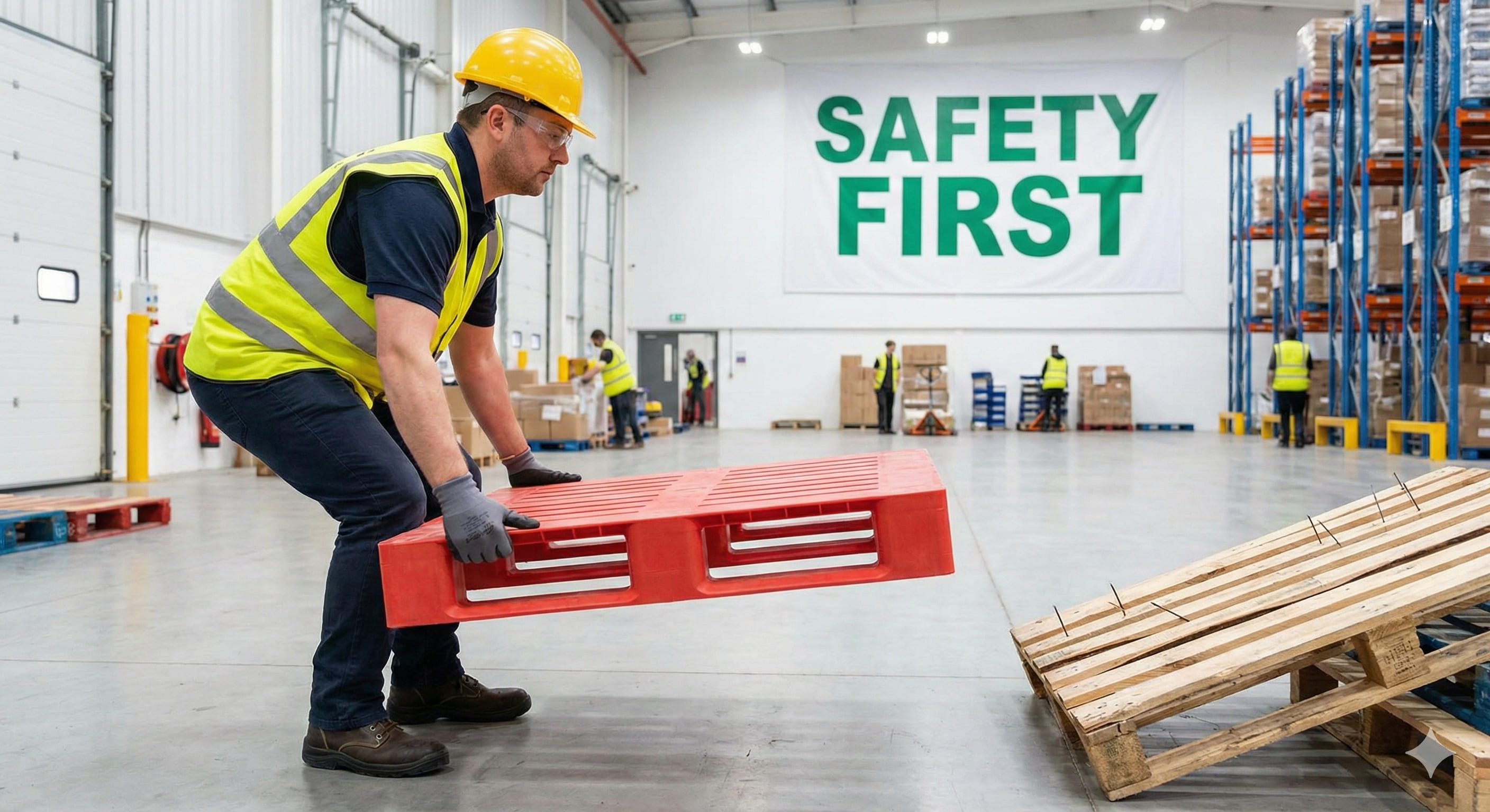 Investasi pada K3: Kurangi Cedera Punggung dan Kecelakaan Kerja dengan Pallet Plastik