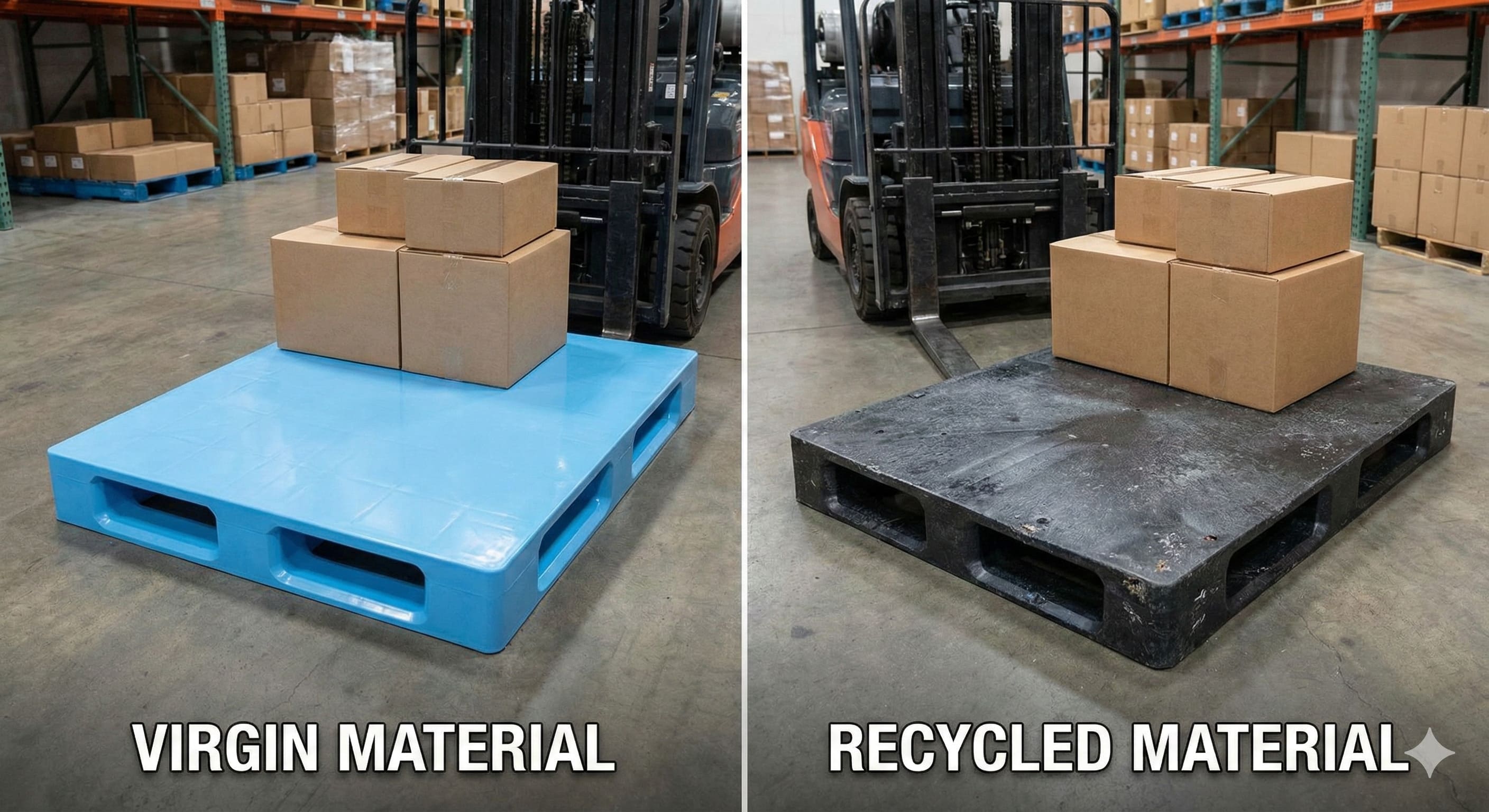 Bingung Pilih Material? Panduan Lengkap Pallet Plastik Virgin vs Daur Ulang