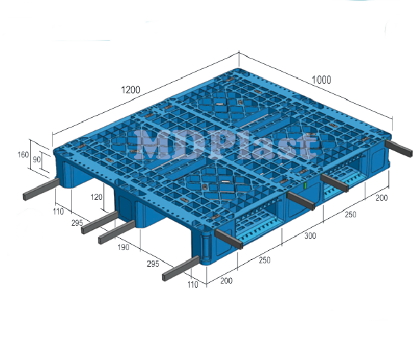 Plastic Pallet MDP 1210-3R Indonesia