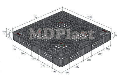 Plastic Pallet MDP 1111-6R Indonesia