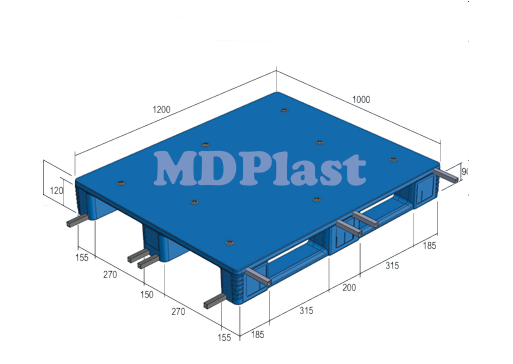 Plastic Pallet MDP 1210-3R Indonesia