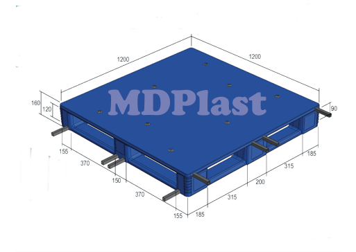 Plastic Pallet MDP 1212-5R Indonesia